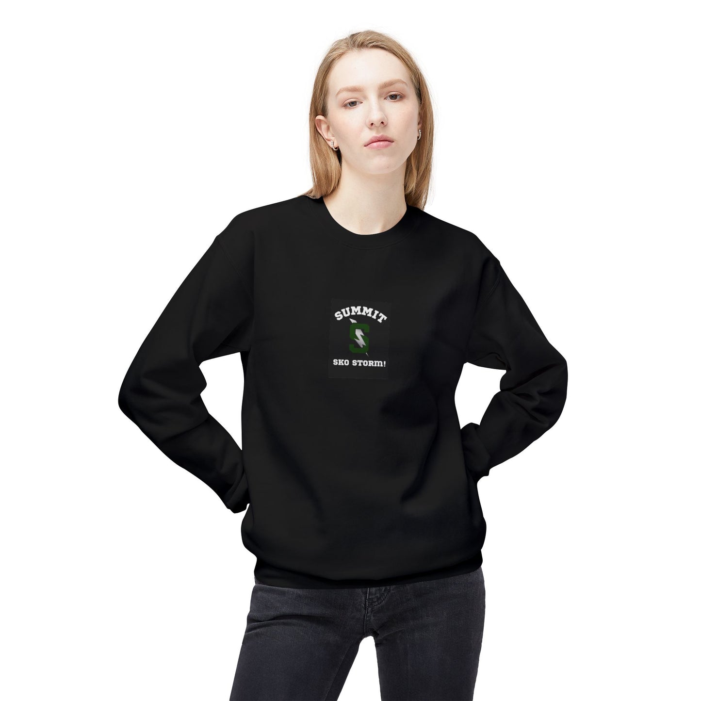 Softstyle Fleece Crewneck Sweatshirt- Sko Storm
